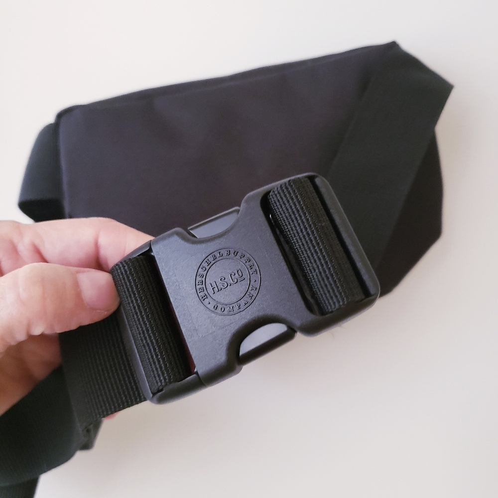 Herschel Black Canvas Belt Bag - Picture 8 of 12